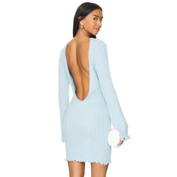 knee length dresses for ladies Blushing Pearl Pink Knit Lounge Top | Trendy Matching Sets main image 0
